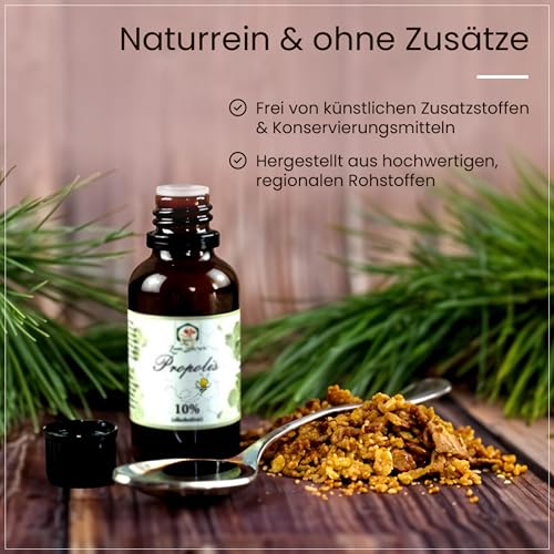 Propolis-Tropfen ohne Alkohol auch für Kinder und Tiere geeignet– 30ml - Reines Propolis-Extrakt vom Imker aus Deutschland - keine Zusatzstoffe