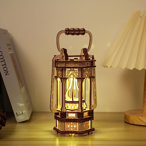 Cuteefun 3D Holz Puzzle Modle Kit, Hand Laterne, Machen Sie Ihr Eigenes...