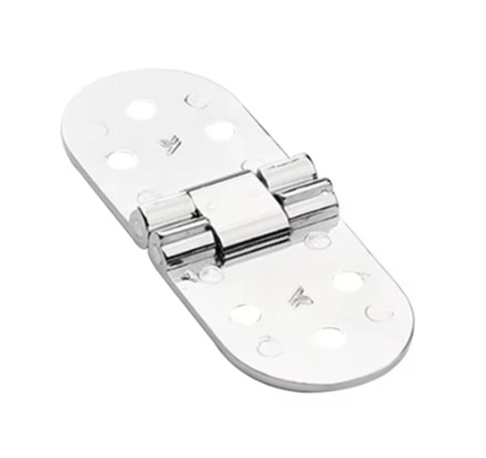 Kdhcvkz Nickel 2Pcs 2Pcs 180 Degree Screw-On Hinges Folding Table Cabinet Door Hinge(Nickel 2Pcs)