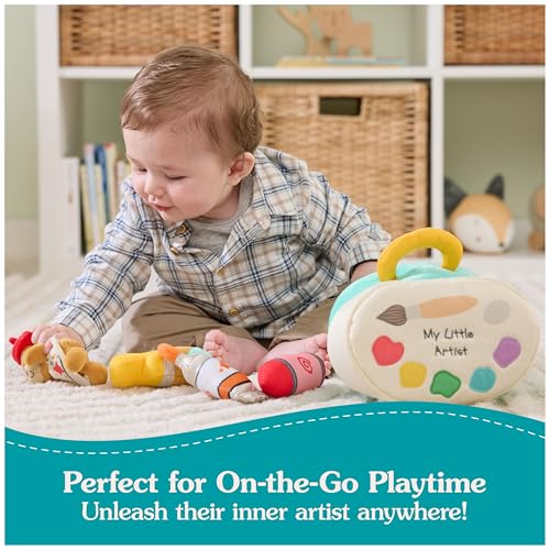 Image of GUND Baby My Little Artist 5-Piece Sensory Plush Toy Playset for Babies | Inspires Imaginative Play and Early Sensory Discovery, Interactive Play Boosts Motor Skills and Auditory /Tactile Development