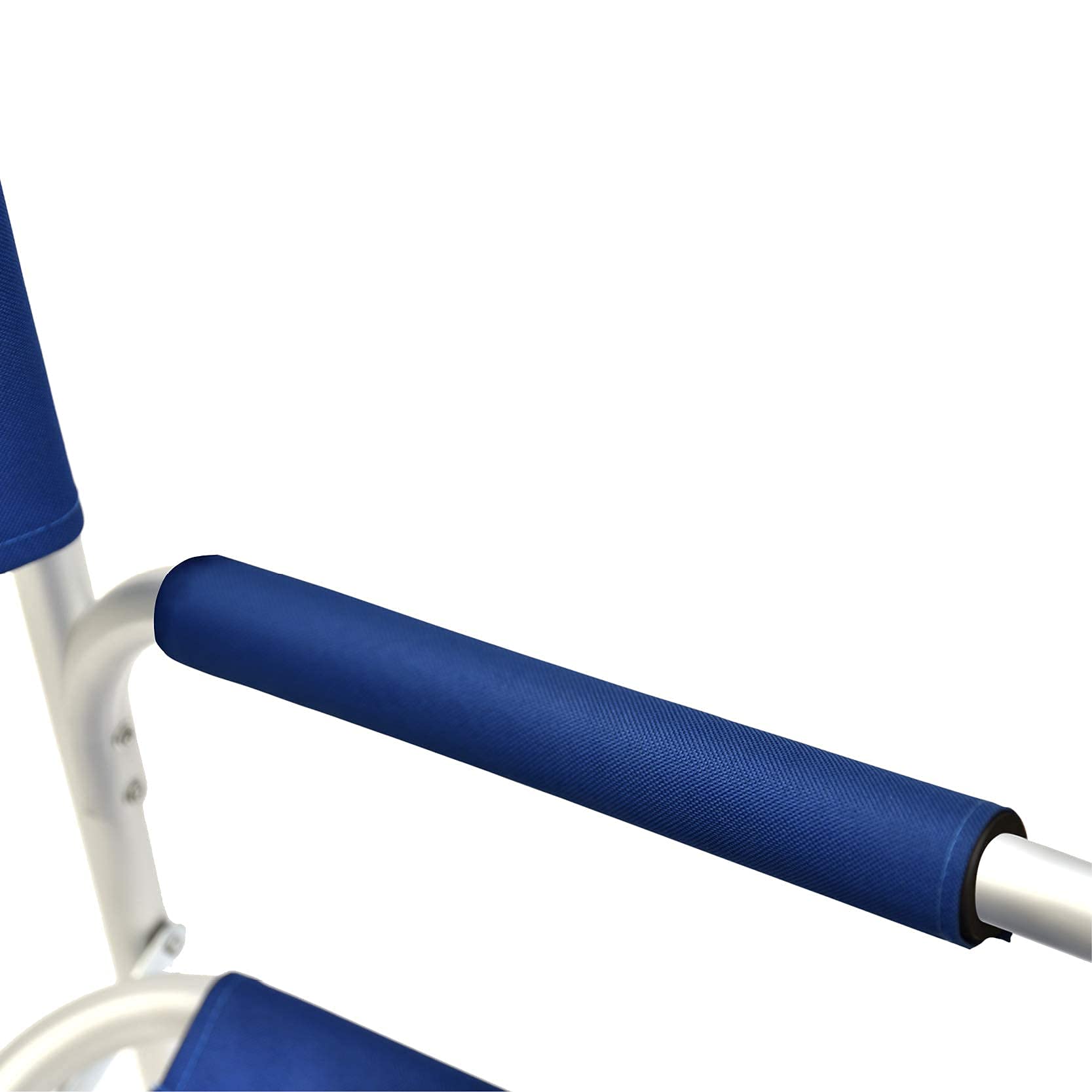 XONE Coppia POLTRONE Regista 56x47x78CM in Alluminio e 600D PVC | Sedie Regista con braccioli Foderati - 2 Pezzi - Colore Blu Leggera e maneggevole