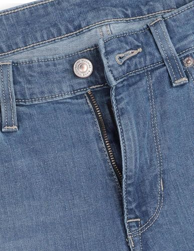 Image of Flying Machine Men's Slim Straight Fit Jeans| Solid | Mid Rise | Stretchable | Jeans for Man