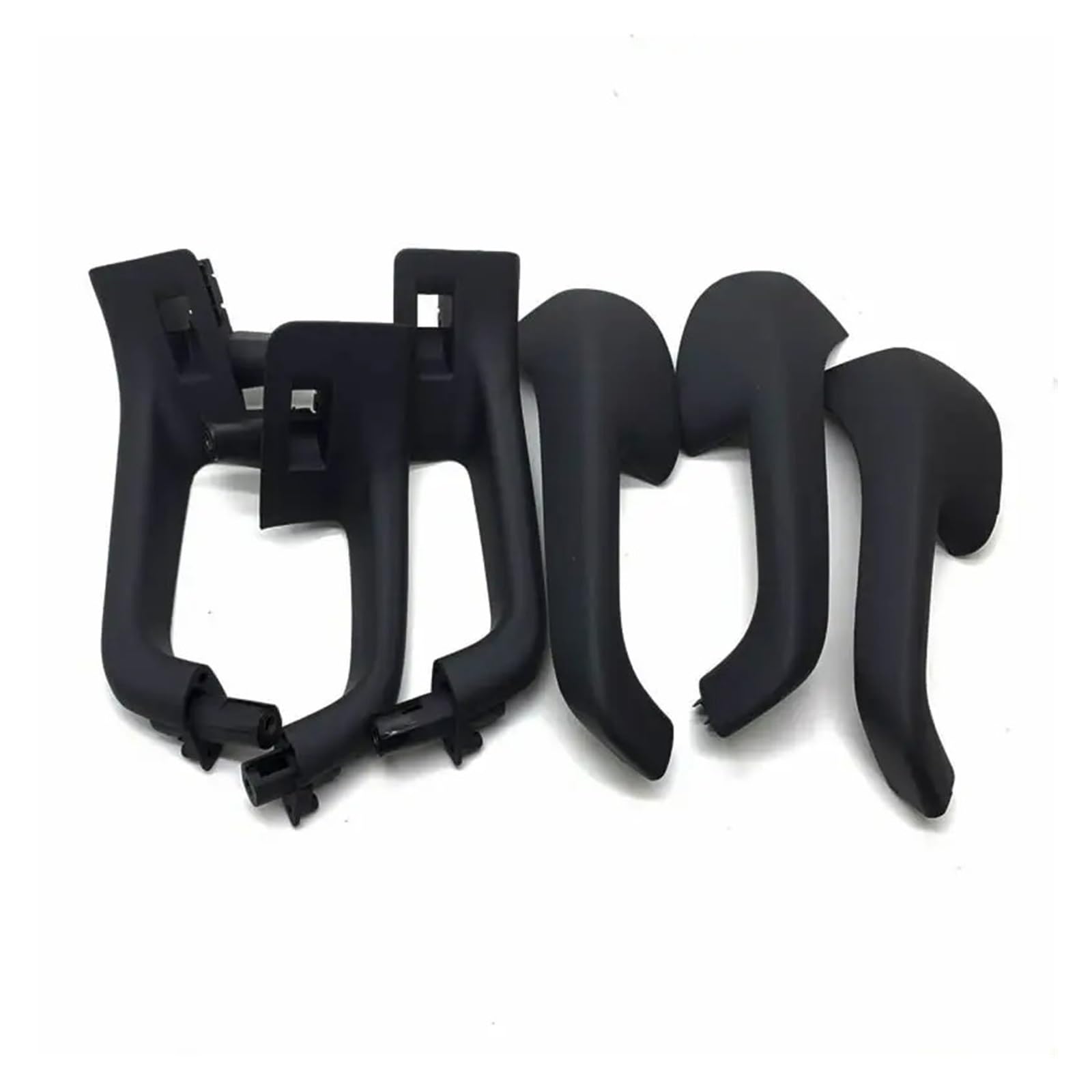 HIVZIVCCIK Interior Door Handle for Golf 5 for GTI for MK5 for Jetta for MK5 OEM : 1K0 868 040B Black Color Interior Door Handle Grab Cover Set Interior Grab Handle(6 pcs)