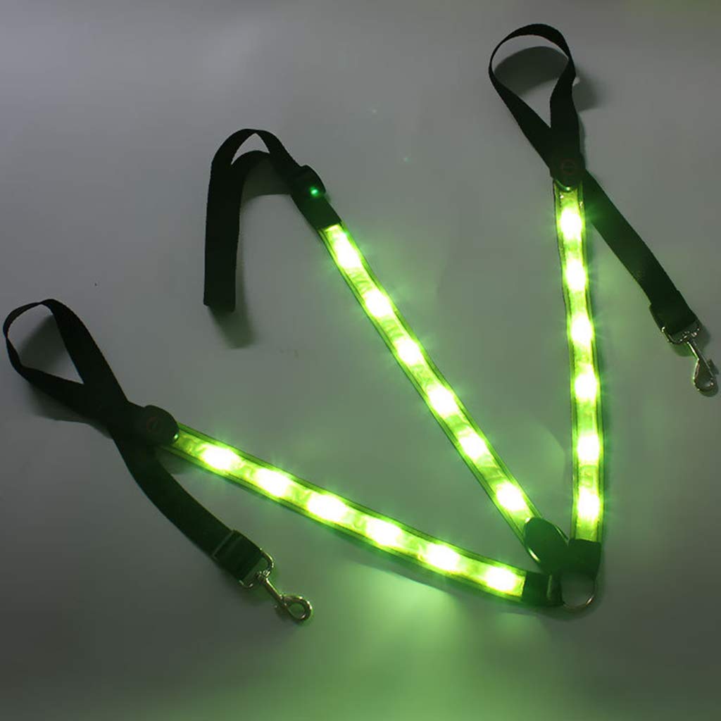 Gurtband für Pferde, Halsband, Brustpanzer, sichere Reitausrüstung, verstellbar, Nachtsichtbares LED-Licht, Brustgurt