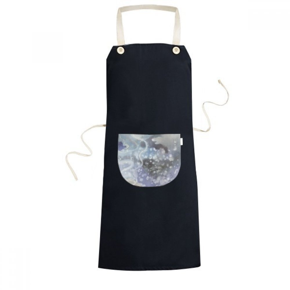 Tablier bavette réglable DIYthinker noir avec poche lavable pour cuisson et cuisine chef