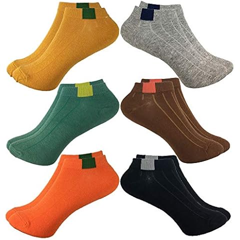 whatUneed 6 Pairs Casual Low Cut Ankle Socks for Girls,Women Breathable Short Crew Socks for Outdoor Sports Cover