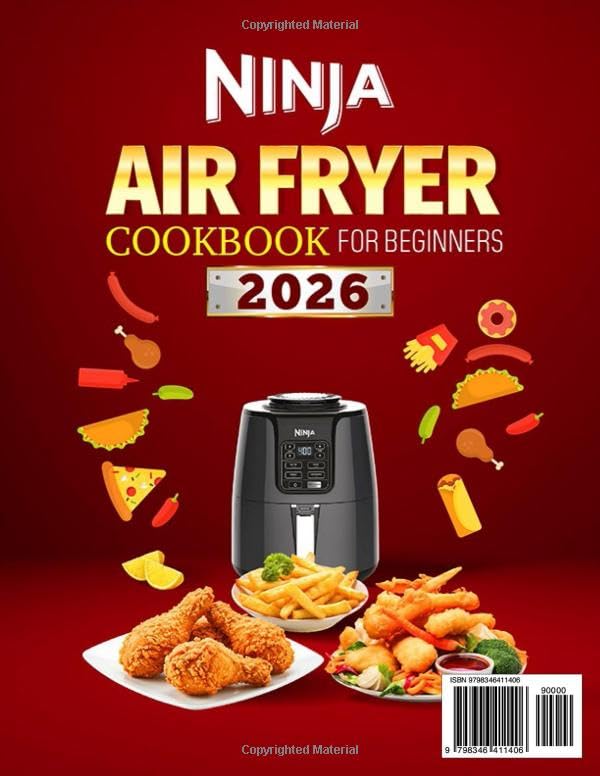 Miniatura 2 de Ninja Air Fryer Cookbook for Beginners A Complete Guide for 4-in-1 Ninja Air Fryer Pro with Less Oil, Effortless & Delicious Recipes to Air Fry,