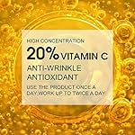 Premium 20% Vitamin C Serum For Face with Hyaluronic Acid, Retinol & Amino Acids - Boost Skin Collagen,Hydrate & Plump Skin, Anti Aging & Wrinkle Facial Serum 60ml - Image 2