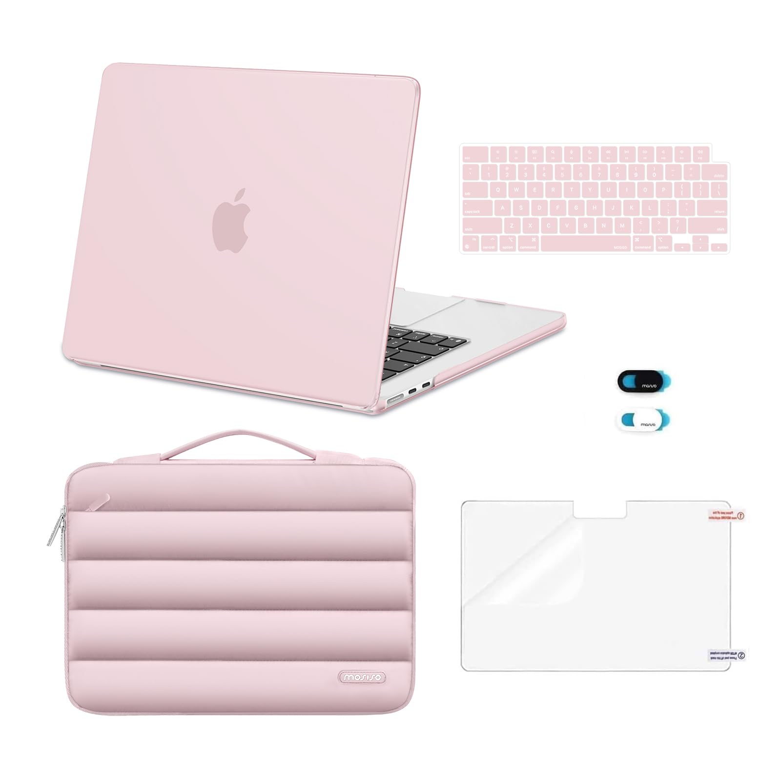 MOSISO Compatible with MacBook Air 15 inch Case M5 2026 M4 M3 M2 2025-2023