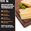 Refine Kitchenware Black Walnut Cutting Board 18x12x.75" – Made in USA Premium Butcher Block | FSC-Certified Walnut | Reversible with Juice Groove | Food-Safe, Non-Toxic #2