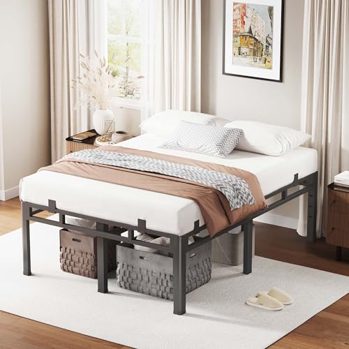 ROIL 20 Inch Queen Bed Frame Double Layer 2 in 1 Platform with Round Corner by ROIL - Used condition - Image 7