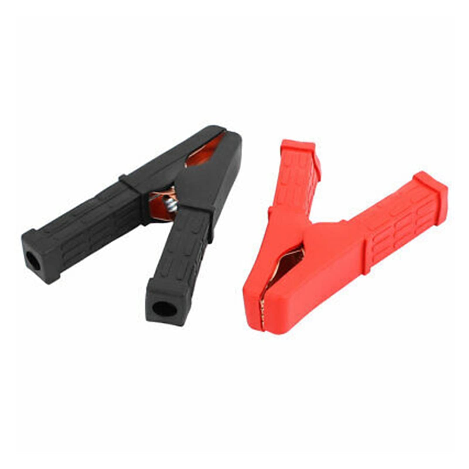 Pinzas for batería de Coche con Aislamiento Chapado en Cobre, Abrazaderas de cocodrilo 200A, 2 uds.