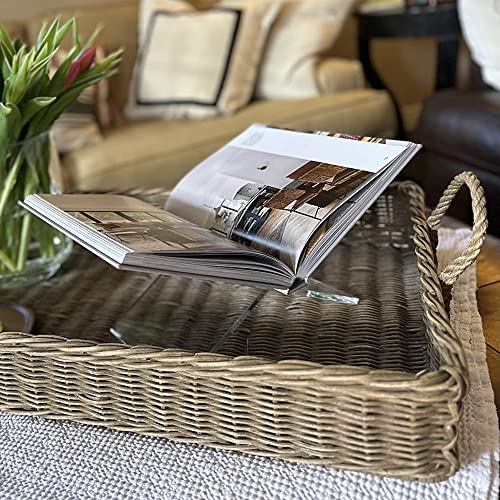 Acrylic Book Stand Clear Book Holder For Books, Newspaper, Magazines, Textbooks, Recipe Holder Picture Display #TOP5