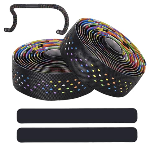 Kustimantu - Cinta de manillar para bicicleta, protector de manillar de ciclismo en carretera, sobre transpirable, cómodo con mejor agarre para ciclismo