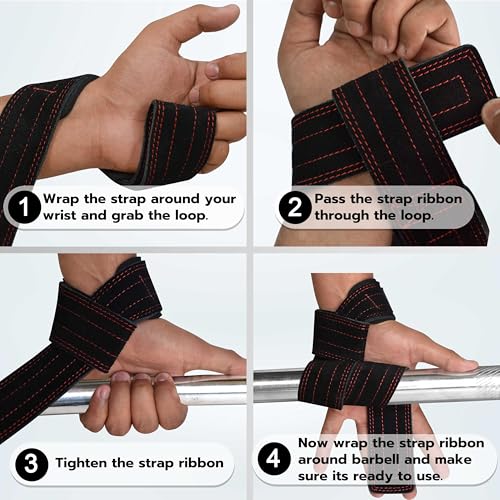 AQF Premium Suede Lifting Straps
