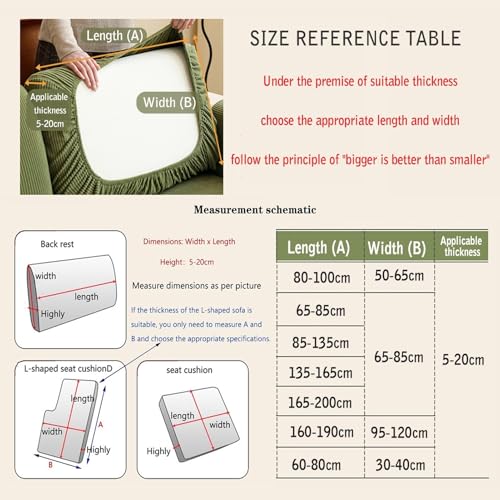 Housse de canapé en velours côtelé extensible drap protection coussin assise dossier - 6