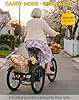 Skeri Electric Trike, 500W(Peak 1000W) Electric Tricycle for Adults, 20" Folding 3-Wheel Electric Bicycle, Step-Thru E Trike with 624WH Removable Battery and Large Basket, Black #2
