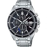 Casio – CASIO Herren Chronograph Solar Uhr mit Edelstahl Armband EFS