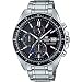 Produktbild CASIO Herren Chronograph Solar Uhr mit Edelstahl Armband EFS-S510D-1AVUEF, Silber