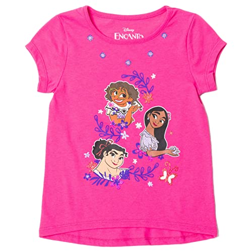 Image of Disney Girls' 2-Pack Short Sleeve T-Shirts Toddler to Big Kid