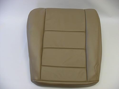 2002 03 04 05 06 07 para Ford F250 F350 Lariat Driver Bottom Cubierta de asiento de vinilo marrón
