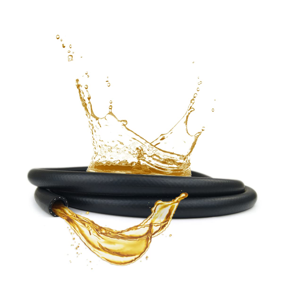 Tuyau de carburant diesel flexible NBR rouleau 5m pour durite huile ID 8mm