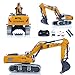 TOUCAN RC HOBBY US in Stock 1/50 RC Excavator K970 Engineering Vehicle Remote Control Electric Lifting Digger Metal Bucket Tracks Light Sound RTR Battery for Adult