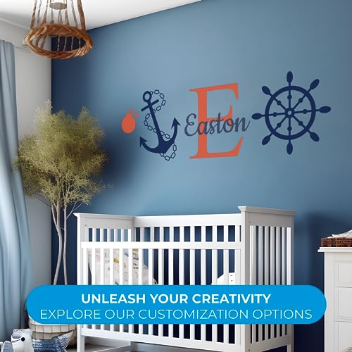Decoración de pared ancla personalizada para habitación infantil miniatura 2