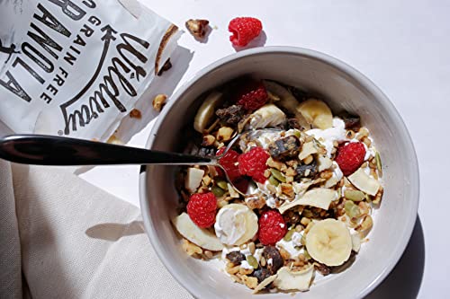 Wildway Vegan Granola | Coconut Cashew | Certified Gluten Free Granola Snack Packs, Grain Free, Paleo, Non Gmo, No Artificial Sweetener | 4 Pack #TOP7