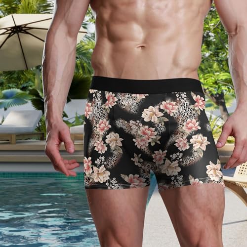 visesunny Men's Boxer Briefs Funny Pattern Soft Breathable Underwear with Stretch Waistband Rayon2
