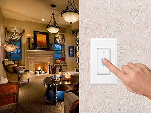 Smart Switch, WiFi Light Switch in-Wall Wireless Compatible with Amazon Alexa and Google Home, Timing Function, Suit for 1/2/3/4 Gang Switch Box, Neutral Wire Required Micmi, 4pack - Thumbnail 4