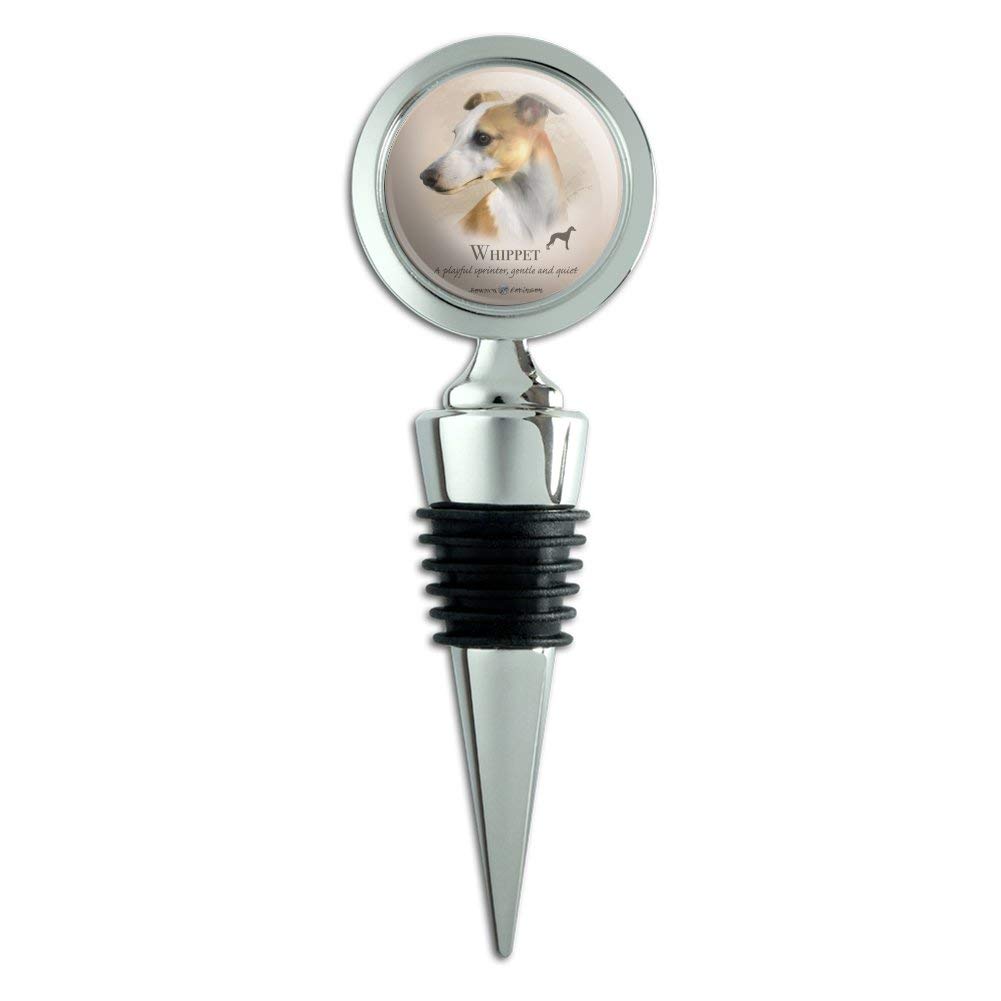 Whippet Dog Breed Wine Bottle Stopper