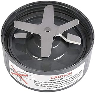 Replacement Extractor Blade, Grey, Fit for NutriBullet Original 600w / Pro 900w Extctor Blade Series with Silicone Rubber Gaskets Seal O Ring for NutriBullet Blender Blade Replacement Parts