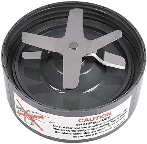 Replacement Extractor Blade, Grey, Fit for NutriBullet Original 600w / Pro 900w Extctor Blade Series with Silicone Rubber Gaskets Seal O Ring for NutriBullet Blender Blade Replacement Parts