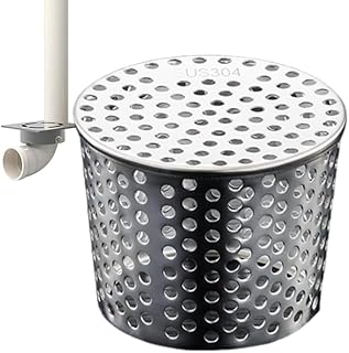 Dachrinnen Laubschutz Edelstahl 304, Rostfrei Regenrinnen Laubschutz Dachrinne, Fallrohrschutzwetterfest, Fallrohrfilter, Dachrinnenschutz Verhindert Verstopfungen, Laubstreu und Nagetiere