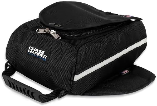 1700 - Mini bolsa magnética Aeropac negra para tanque, resistente al agua, nailon balístico de grado industrial con inserto de termoplástico, parte