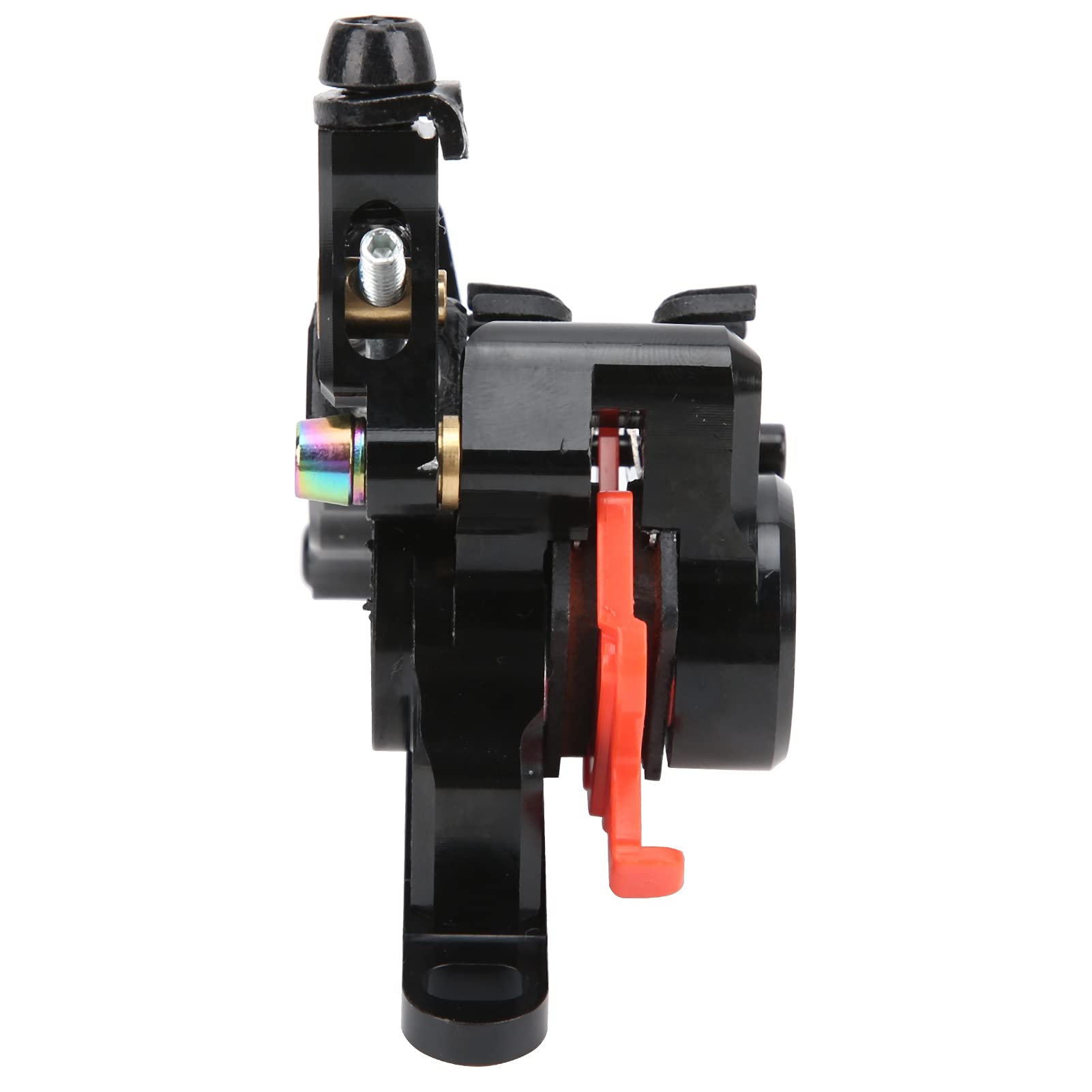 MI.XIM Vélo De Route Hydraulique Frein À Disque En Alliage D'aluminium Avant Arrière Huile Disque De Frein Étriers Noir pour Les Amateurs De Cyclisme (Frein à disque avant 140 mm)
