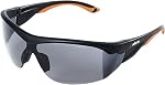 Sellstrom Sporty, Lunettes de sécurité élégantes, lunettes de protection, verres en polycarbonate anti-rayure transparent, temples co-ordonnés noir/jaune, cadre robuste & Conception du temple, pièce de nez doux (Qty 1), S71400