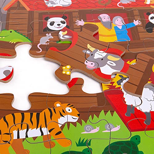 Ark Piano Jigsaw Puzzle di No? Legno Bigjigs
