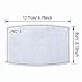 100 Pcs Activated Carbon PM2.5 Mask Filter Paper 5 Layers Replacement PM 2.5 Face Filter Insert