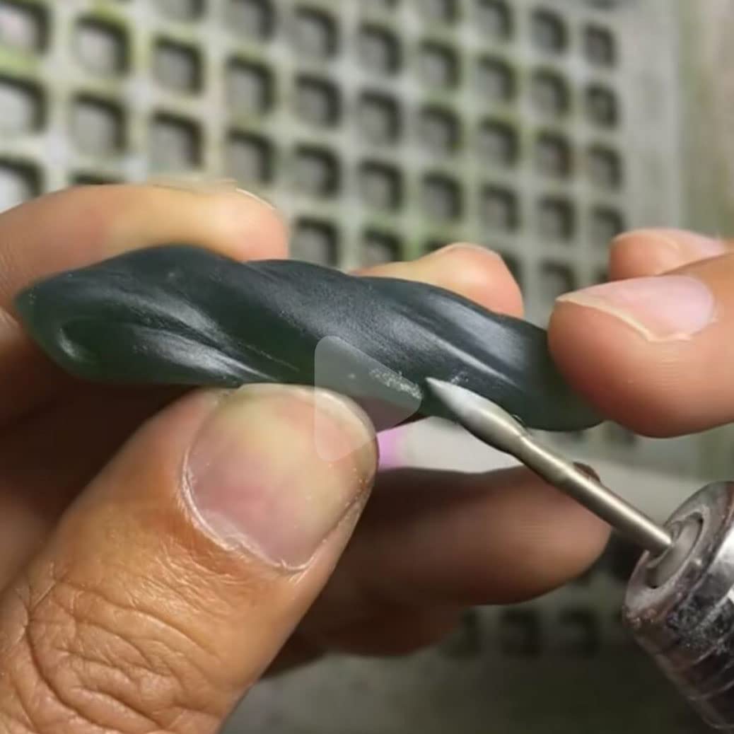 Luo Ke Diamant-Frässtifte T-Form Set – 7 Stück, 3 Mm Schaft, Für Dremel & Rotationswerkzeuge