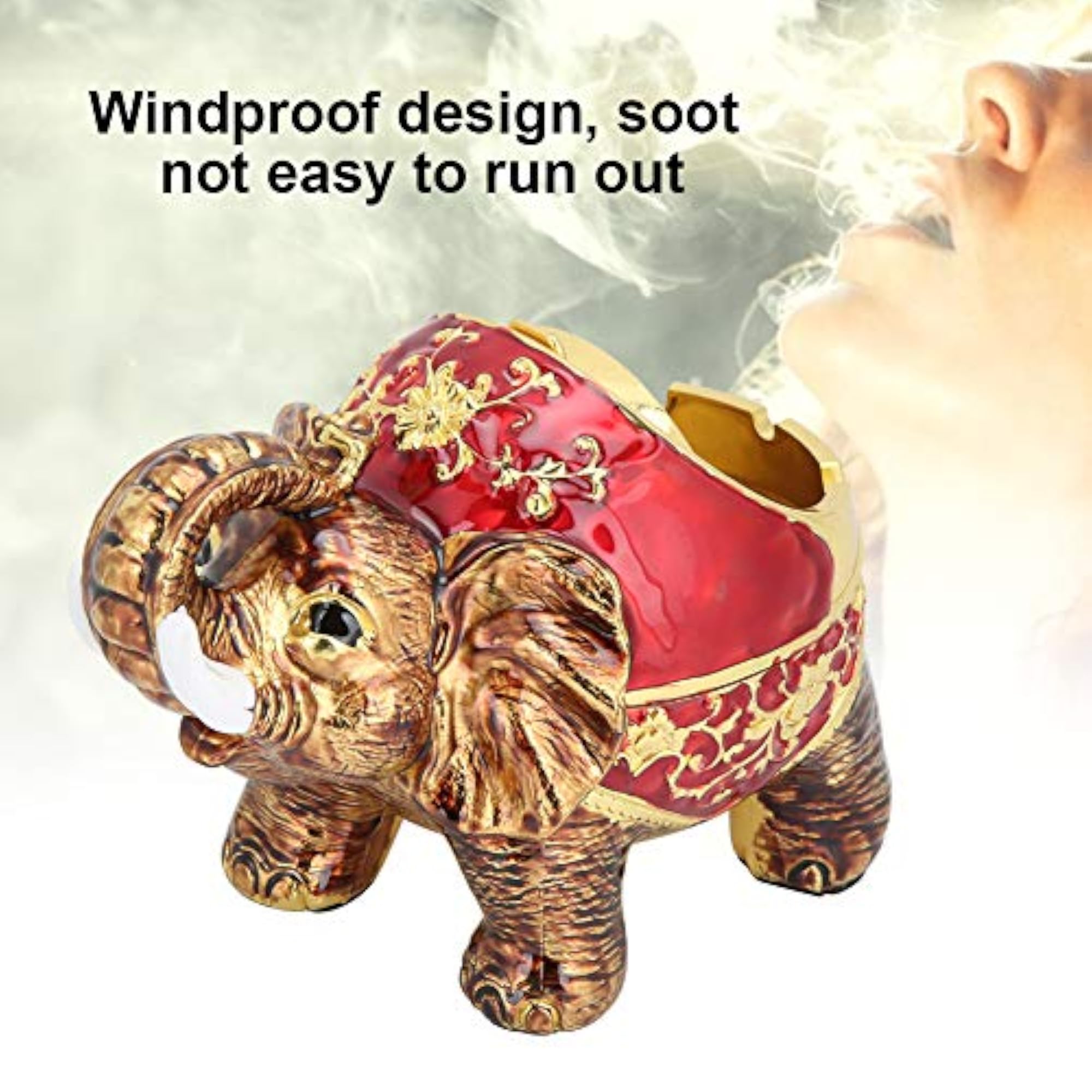 Exquisite Vintage Spherical Alloy Ashtray