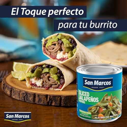 Image of San Marcos Nacho Jalapenos, 7 oz + San Marcos Sliced Jalapeno Peppers, 7 oz + San Marcos Whole Jalapeno Peppers, 26 Oz