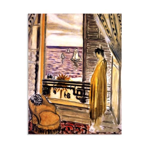 Matisse reproduction toile Femme avec une fenêtre pour habiller un mur vide sans cadre