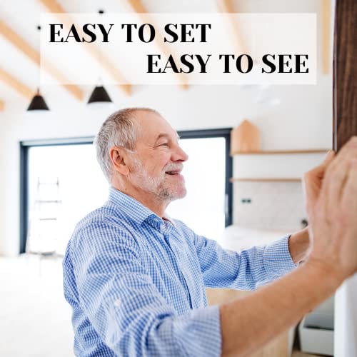 Musical Wall Clock With Pendulum - Oval Pendulum Wall Clock With Melodies & Westminster Chimes - Chiming Clock Battery Operated, Wood Pendulum Clock For Living Room, Office, Home Decor & Gift #TOP5