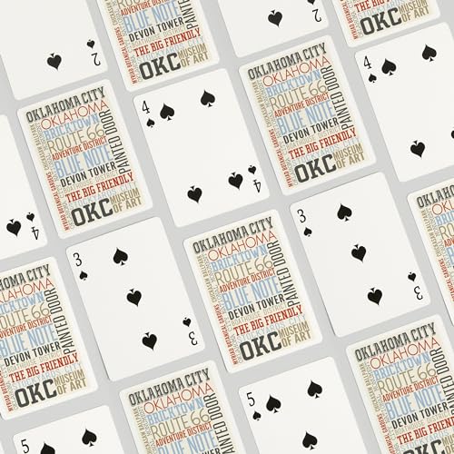 Baraja de 52 cartas tamaño póker miniatura 4