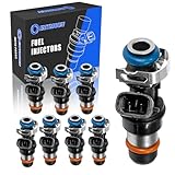 EMTMOUN Set of 8 Fuel Injectors FJ315 OEM Replacement 25317628 17113698 for Chevy Silverado Tahoe Suburban GMC Sierra Yukon 4.8L 5.3L 6.0L V8 2001-2006