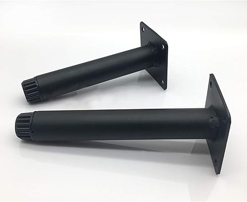 Miniatura 7 de Patas rectas de metal para muebles de armario, patas de sofá ajustables, patas de repuesto para armarios de baño/mesa de café, 0.787 in ajustable,