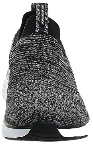 Skechers Solar Fuse, Tênis Slip-On, Masculino, Preto (Black/White), 40