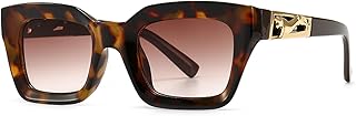 Gafas de sol modernas y populares para hombres y mujeres, modelos de calle, gafas de sol cuadradas para mujer.